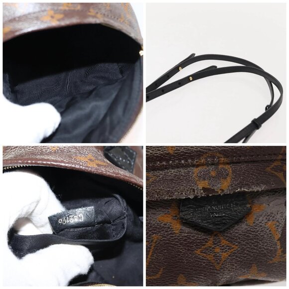 LOUIS VUITTON Monogram Palm Springs Mini Shoulder Bag M44873 LV Auth 147991 main image 4